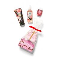 Gift Set ROSE Holiday cheer Bath and Body Works