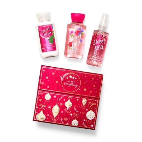 Gift Set SWEET PEA Bath and Body Works France