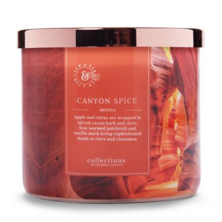 Bougie 3 mèches CANYON SPICE Colonial Candle
