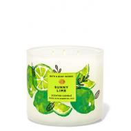 Bougie 3 mèches SUNNY LIME Bath and Body Works
