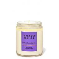 Bougie parfumée mason jar LAVENDER VANILLA Bath and Body Works