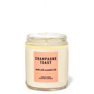 Bougie parfumée mason jar CHAMP TOAST Bath and Body Works