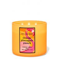 Bougie 3 mèches ORANGE PINEAPPLE PUNCH Bath and Body Works