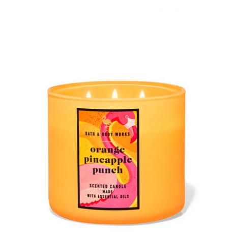 Bougie 3 mèches ORANGE PINEAPPLE PUNCH Bath and Body Works