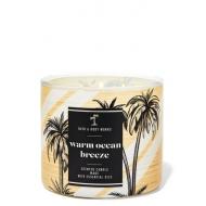 Bougie 3 mèches WARM OCEAN BREEZE Bath and Body Works Europe