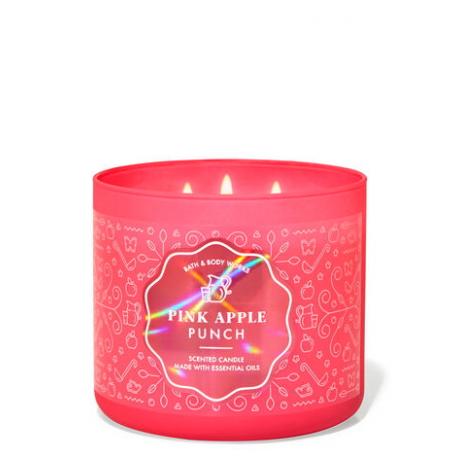 Bougie 3 mèches PINK APPLE PUNCH Bath and Body Works