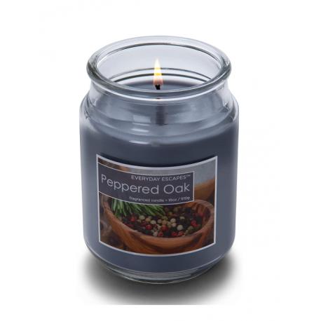 Grande bougie PEPPERED OAK Colonial Candle