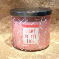 Bougie 3 mèches LIGHT OF MY LIFE Colonial Candle