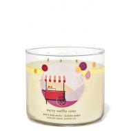 Bougie 3 mèches BERRY WAFFLE CONE Bath and Body Works