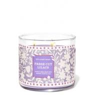 Bougie 3 mèches FRESH CUT LILACS Bath and Body Works