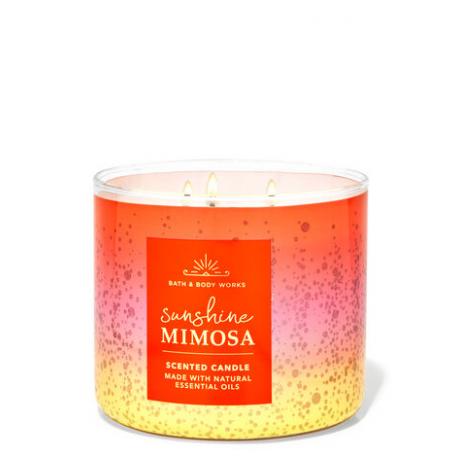 Bougie 3 mèches SUNSHINE MIMOSA Bath and Body Works