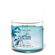Bougie 3 mèches PALM TREES AND PARADISE Bath and Body Works
