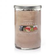 Bougie parfumée Grand Tumbler 2 mèches NEW ENGLAND MAPLE CREAM Yankee Candle exclu US USA World Journey's