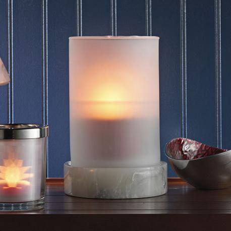Jar Holder MARBLE Yankee Candle photophore pour bougie parfuméee