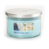 Bougie 3 mèches COASTAL BLOSSOMS Colonial Candle