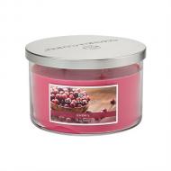 Bougie 3 mèches WILD CRANBERRY Colonial Candle