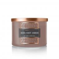 Bougie 3 mèches BERGAMOT AMBER Colonial Candle