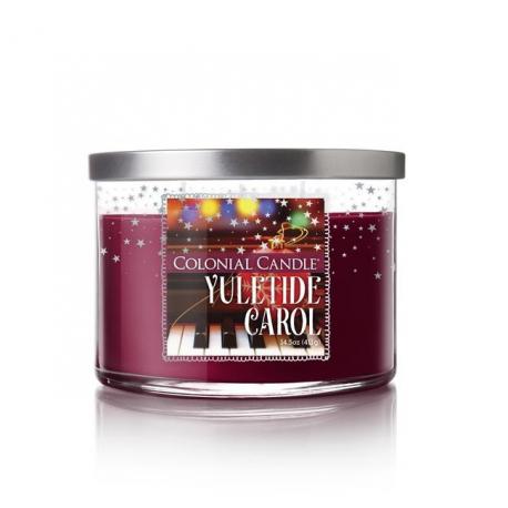 Bougie 3 mèches YULETIDE CAROL Colonial Candle