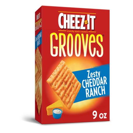 Crackers au fromage CHEEZ IT zesty cheddar ranchcheddar jack
